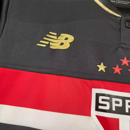 Camisola São Paulo alternativa preta  2025/26
