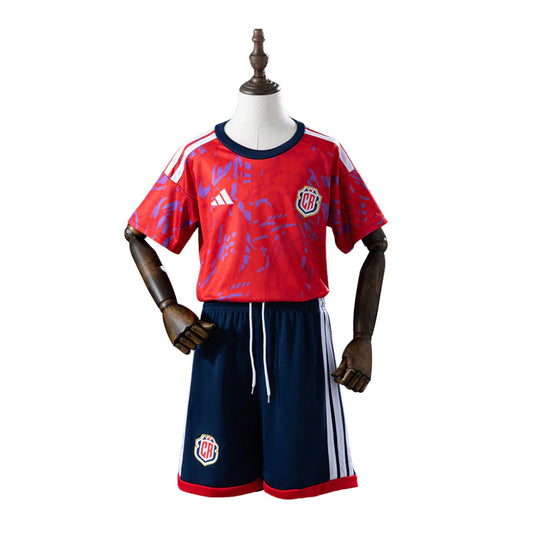 Conjunto infantil Seleção Costa Rica principal vermelha COPA DO MUNDO 2026