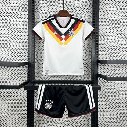 Conjunto infantil Seleção Alemanha principal branca COPA DO MUNDO 2026