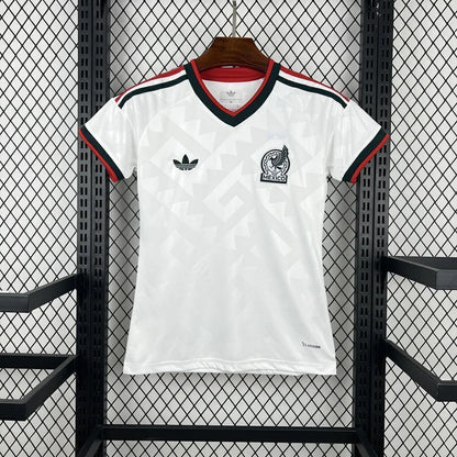 Camisola México FEMININA alternativa Copa do Mundo 2026 - branca