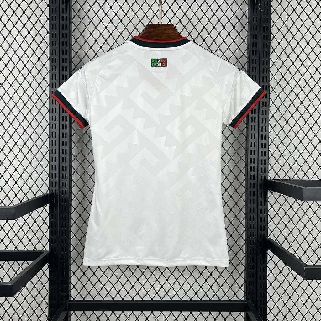 Camisola México FEMININA alternativa Copa do Mundo 2026 - branca