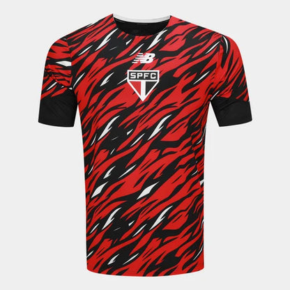 Camisola São Paulo pré jogo vermelha/preta  2026/27
