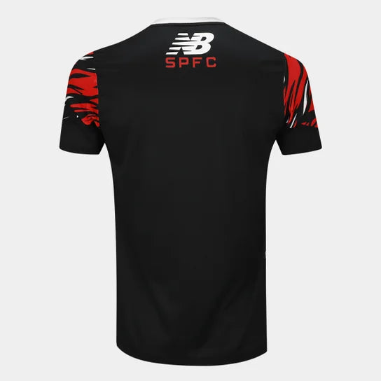 Camisola São Paulo pré jogo vermelha/preta  2026/27