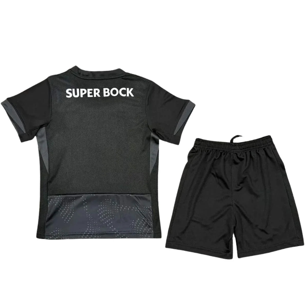Conjunto infantil AWAY preto 2025/26