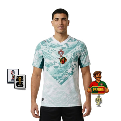 Camisola Seleção Portugal alternativa azul/branca COPA DO MUNDO 2026 - PLAYER - AUTHENTIC