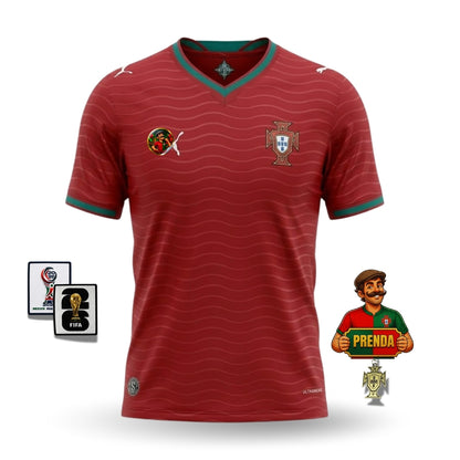 Camisola Seleção de Portugal principal COPA DO MUNDO 2026 - vermelha
