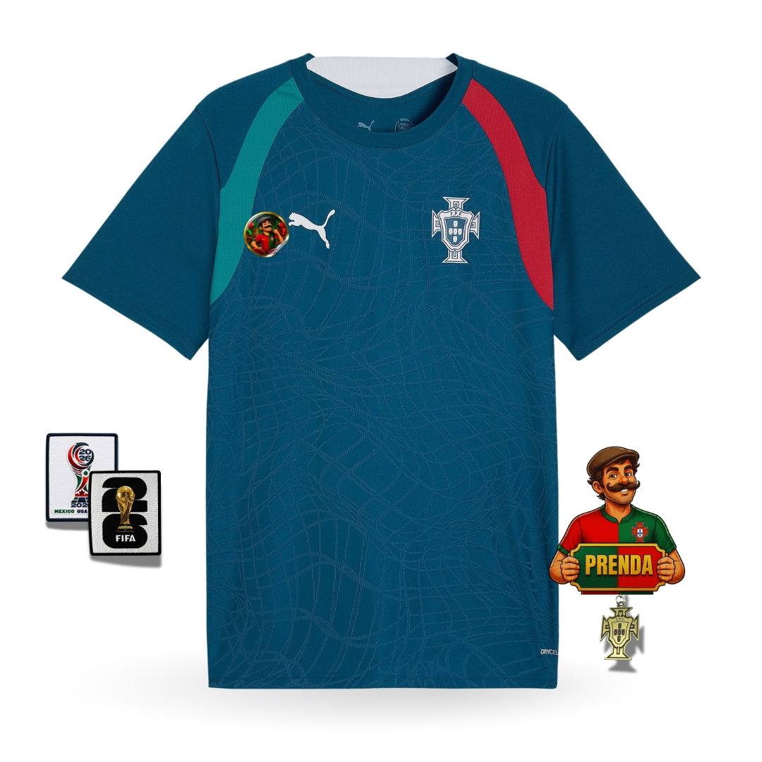 Camisola Seleção Portugal treino azul 2026/27 COPA DO MUNDO