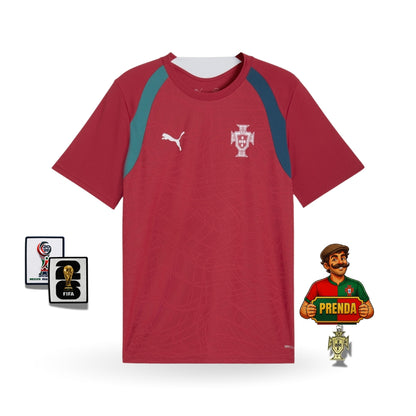 Camisola Seleção Portugal treino vermelha 2026/27 COPA DO MUNDO