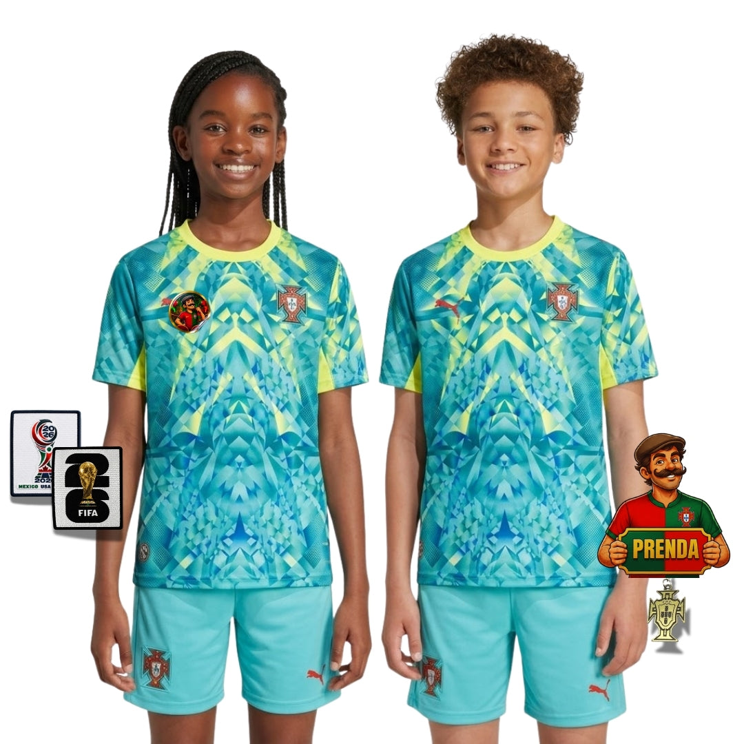 Conjunto infantil Seleção de Portugal concept 2026/27 - azul