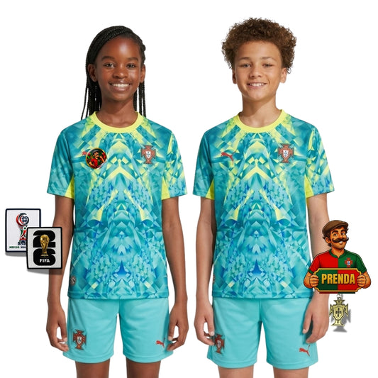 Conjunto infantil Seleção de Portugal concept 2026/27 - azul