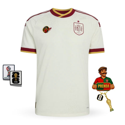 Camisola Seleção da Espanha alternativa branca - Copa do Mundo 2026