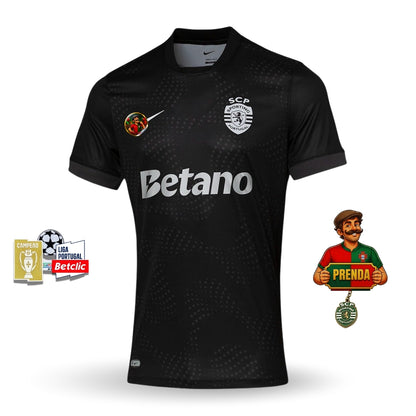 Camisola AWAY alternativo 2025/26 preto