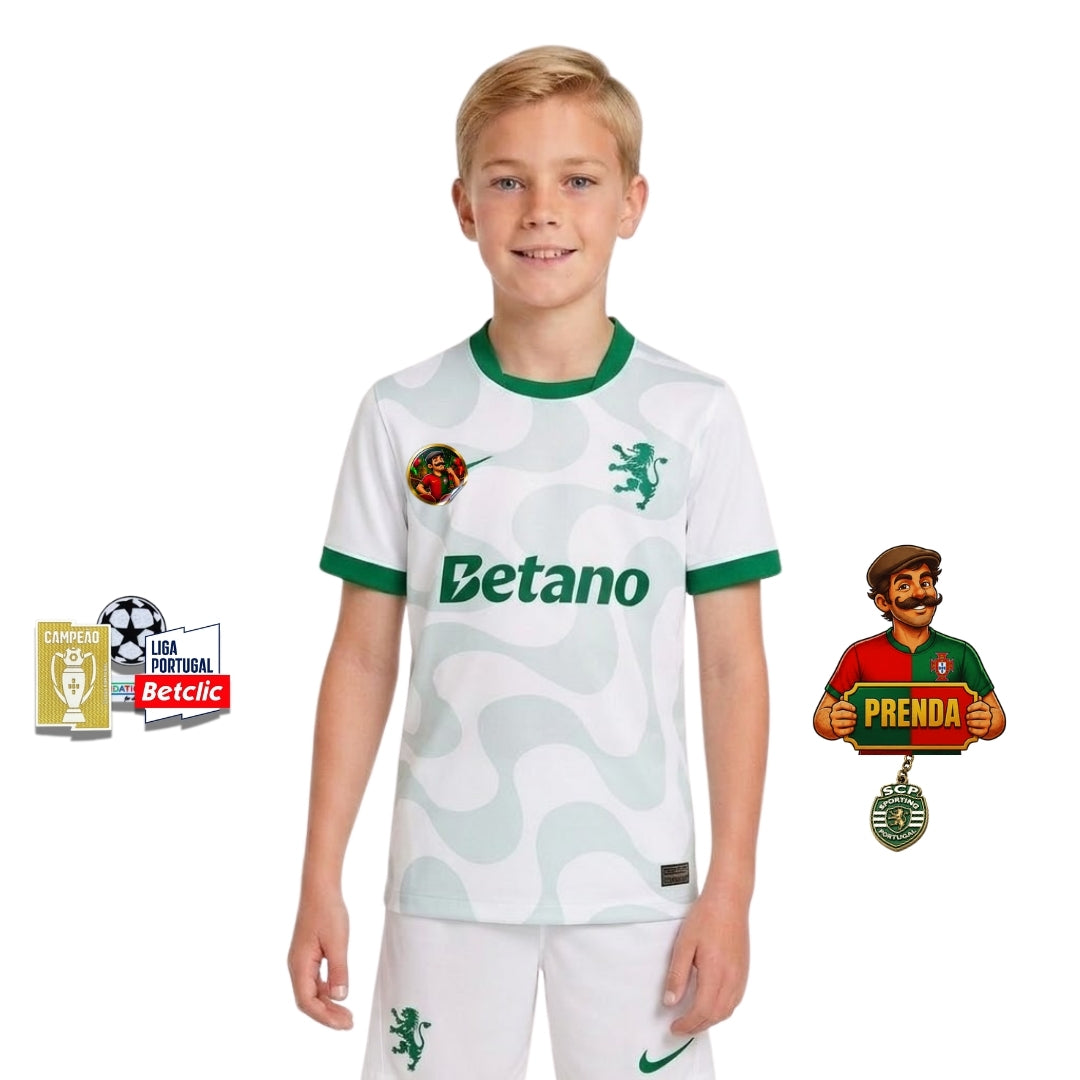 Conjunto infantil alternativo branco 2025/26