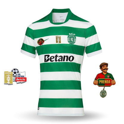 Camisola principal 2025/26 verde e branca
