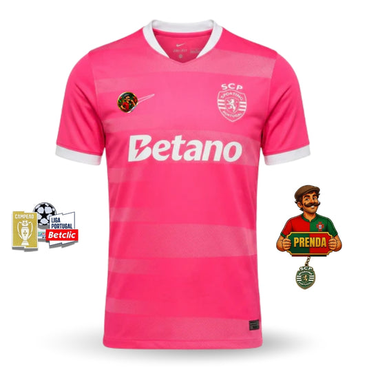 Camisola S C P rosa 2026/27 - LANÇAMENTO