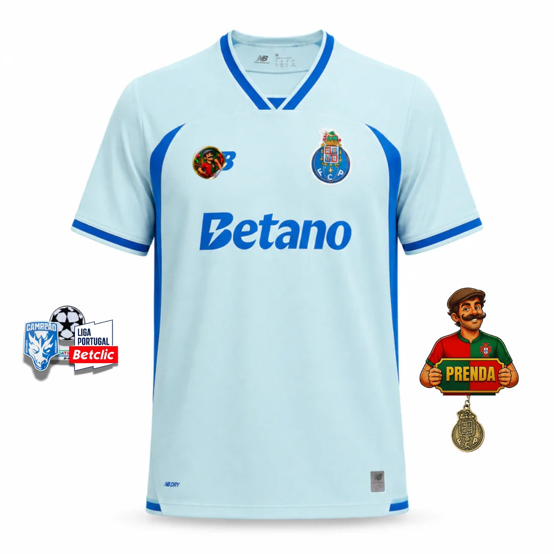 Camisola dragão TERCEIRO EQUIPAMENTO 2026/27 azul – pré venda (11 a 22 dias úteis)