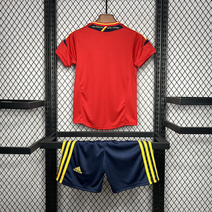 Conjunto Infantil Retrô Espanha Home 2012
