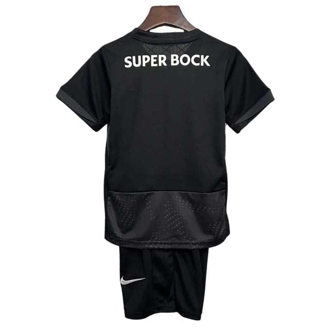 Conjunto infantil COM MEIAS AWAY preto 2025/26