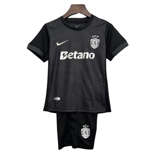 Conjunto infantil COM MEIAS AWAY preto 2025/26