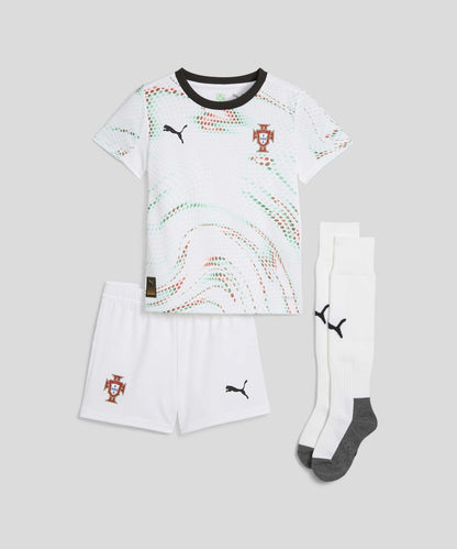 Conjunto infantil Seleção Portugal branco alternativo 2025